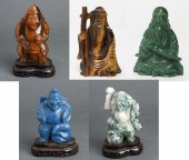 CHINESE CARVED HARDSTONE FIGUR