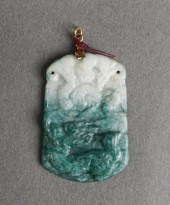 CHINESE CARVED HARDSTONE 'KIRI