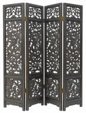 CHINESE CARVED HARDWOOD &#039;