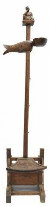 CHINESE CARVED HARDWOOD ADJUST