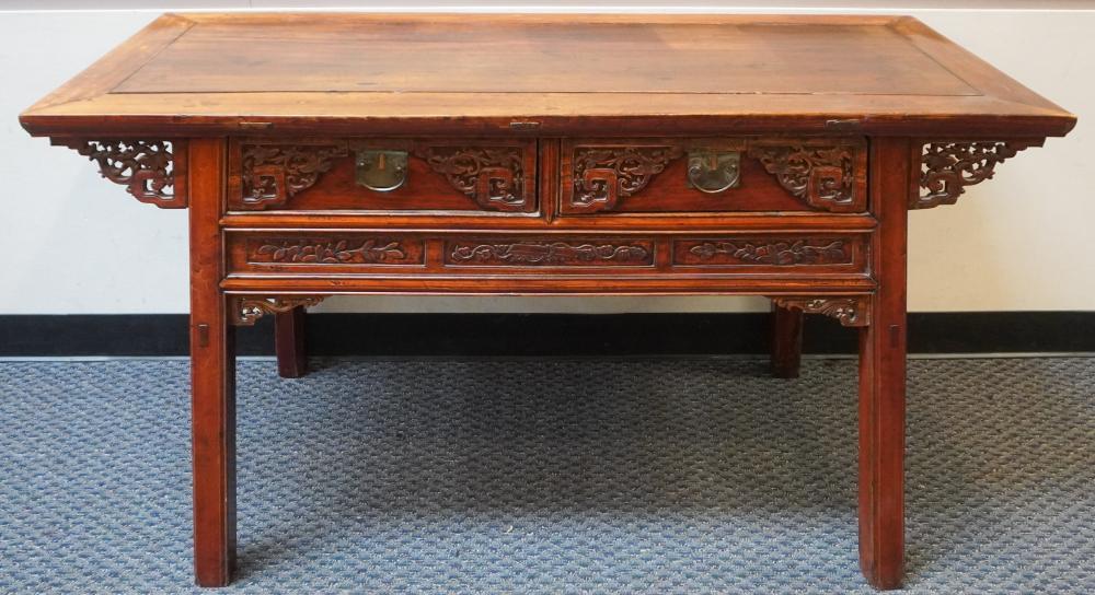 CHINESE CARVED HARDWOOD