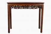 CHINESE CARVED HARDWOOD ALTAR