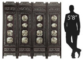 CHINESE CARVED HARDWOOD &AMP;