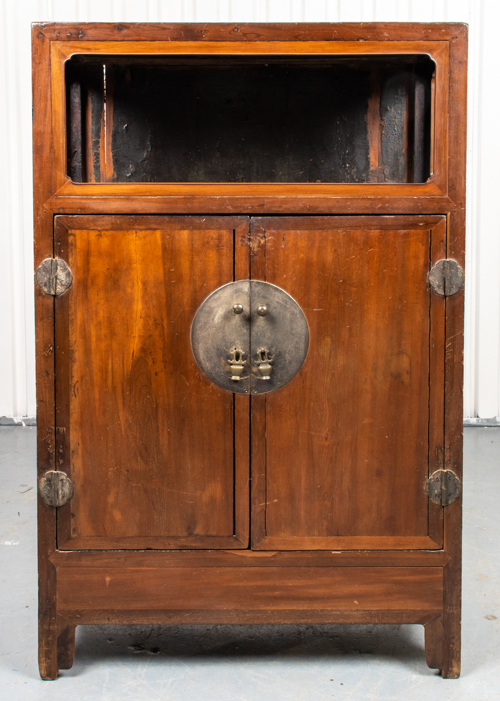 CHINESE CARVED HARDWOOD CABINET