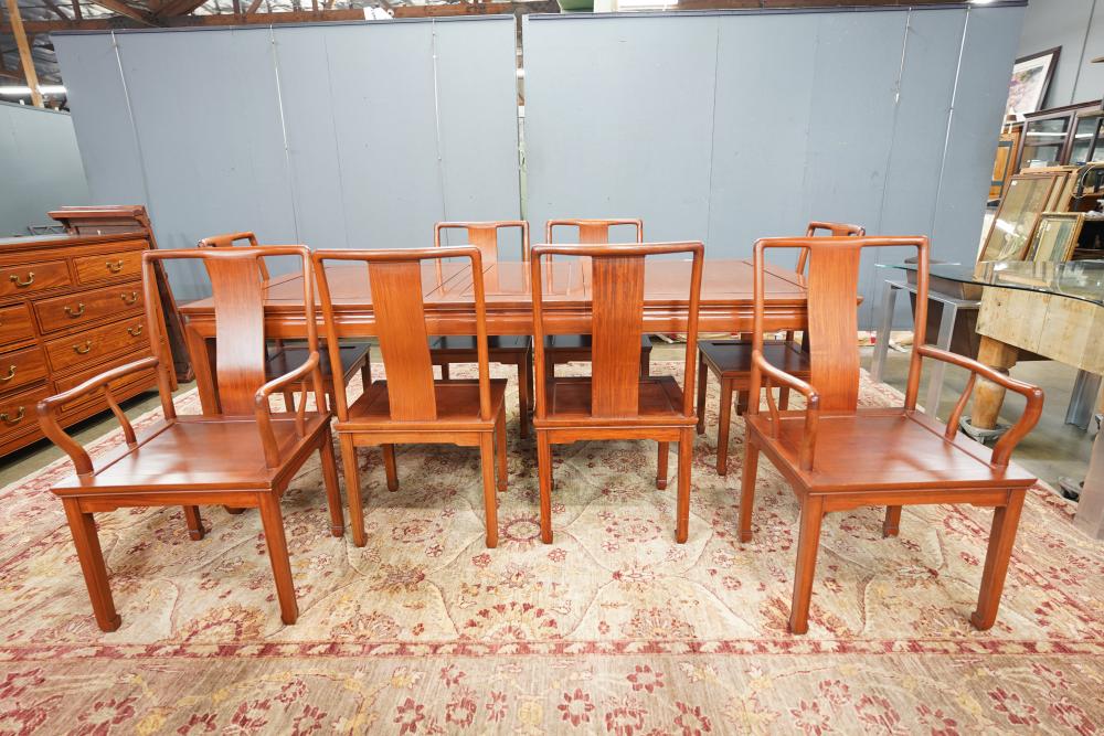CHINESE CARVED HARDWOOD DINING