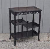 CHINESE CARVED HARDWOOD ETAGER