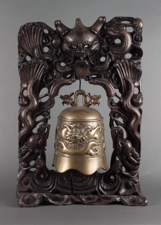 Chinese carved hardwood figural