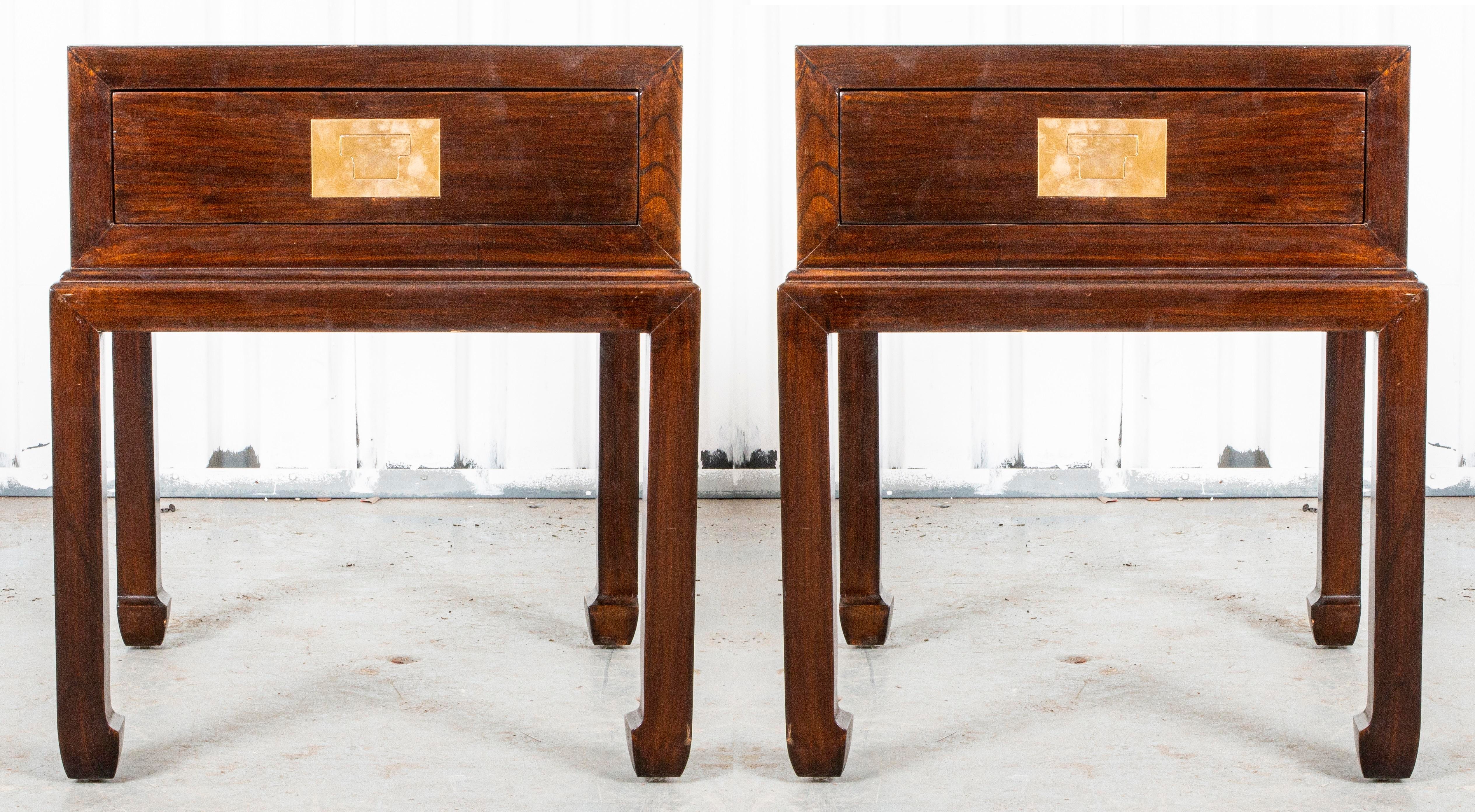 CHINESE CARVED HARDWOOD SIDE