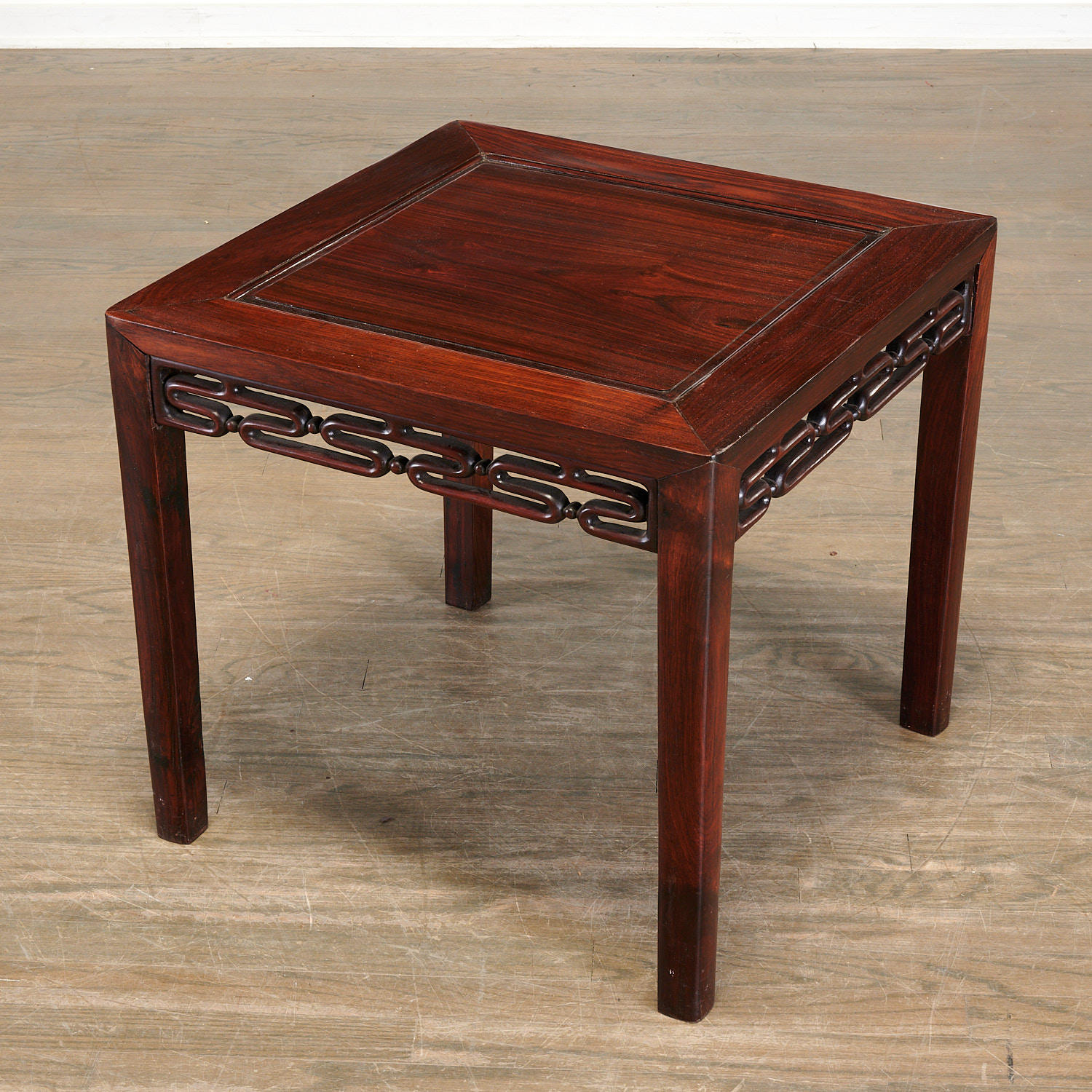 CHINESE CARVED HARDWOOD TABLE