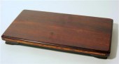 Chinese carved hongmu stand wi