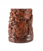 CHINESE CARVED HUANGHUALI BRUS