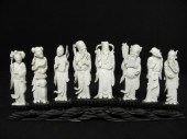 Chinese carved ivory display g