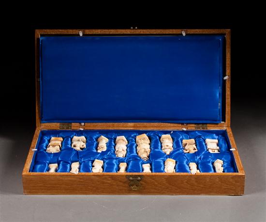 Chinese carved Ivory figural