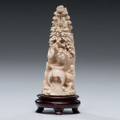 Chinese Carved Ivory Figural G