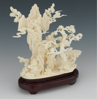 Chinese Carved Ivory Figural