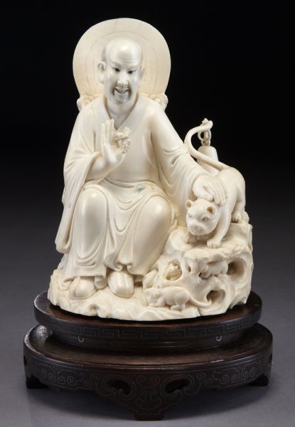 Chinese carved ivory figure