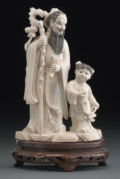 Chinese carved ivory figure