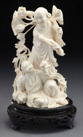 Chinese carved ivory figure gr