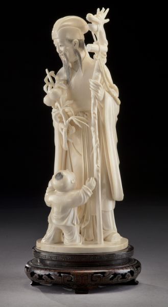 Chinese carved ivory figure