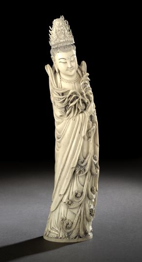Chinese Carved Ivory Figure of