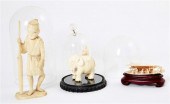 Chinese carved ivory figures p