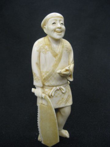 Chinese Carved Ivory Figurine of