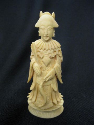 Chinese Carved Ivory Figurine of an