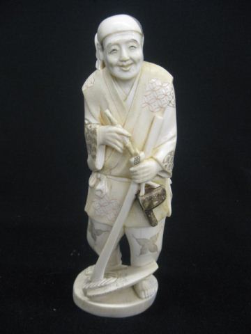 Chinese Carved Ivory Figurine of