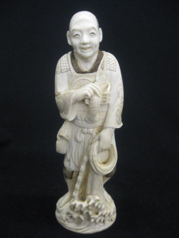 Chinese Carved Ivory Figurine of