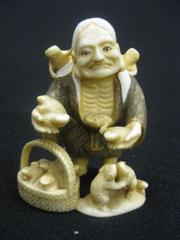 Chinese Carved Ivory Figurine of an