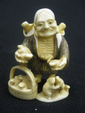 Chinese Carved Ivory Figurine