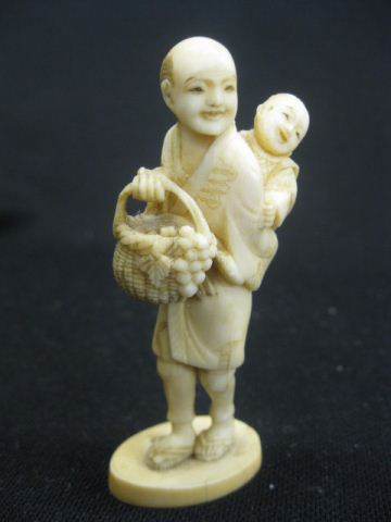 Chinese Carved Ivory Figurine of