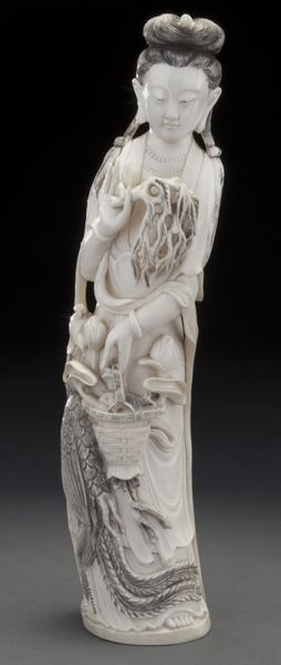 Chinese carved ivory Guanyin