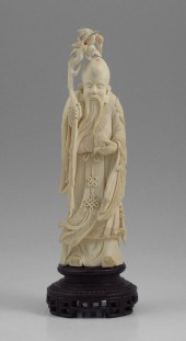 CHINESE CARVED IVORY IMMORTAL