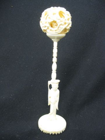 Chinese Carved Ivory Mystery Ball