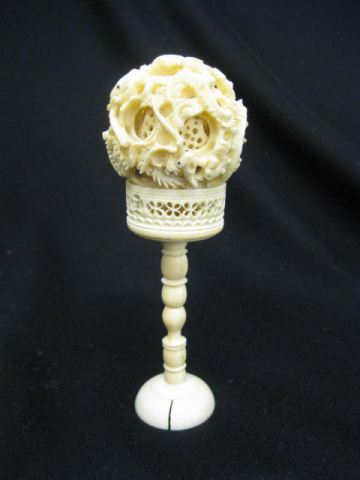 Chinese Carved Ivory Mystery Ball