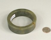 CHINESE CARVED JADE BANGLE BRA