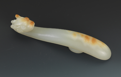 Chinese carved Jade Belt Hook