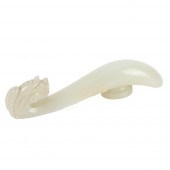 CHINESE CARVED JADE BUCKLE ORN