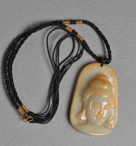 Chinese Carved Jade Buddha