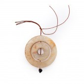 CHINESE CARVED JADE PENDANT Ch