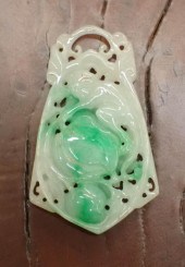 CHINESE CARVED JADE PENDANTCHI