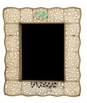 CHINESE CARVED JADE PHOTO FRAM