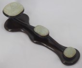 CHINESE CARVED JADE RUYI SCEPT