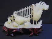 CHINESE CARVED JADE SCULPTURE