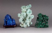 Chinese carved lapis Buddha ca