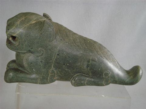 Chinese carved limestone figure