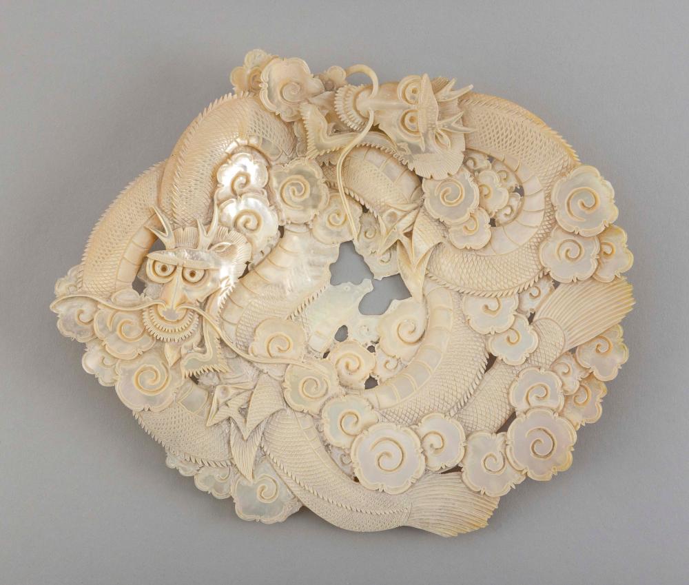 CHINESE CARVED MOTHER-OF-PEARL