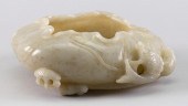 CHINESE CARVED MUTTONFAT JADE