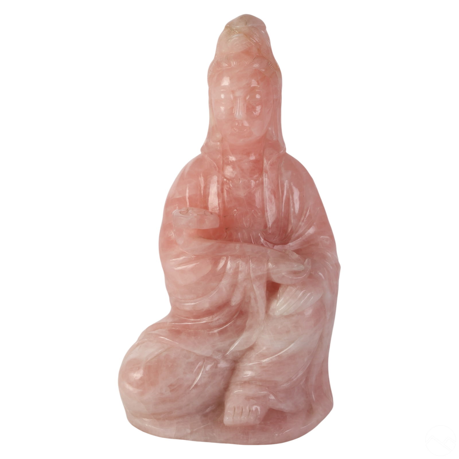 CHINESE CARVED NATURAL ROSE